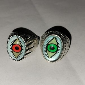Vintage eye rings